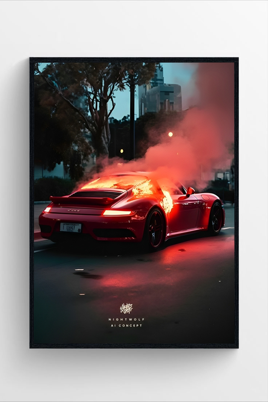 Fire Porshe