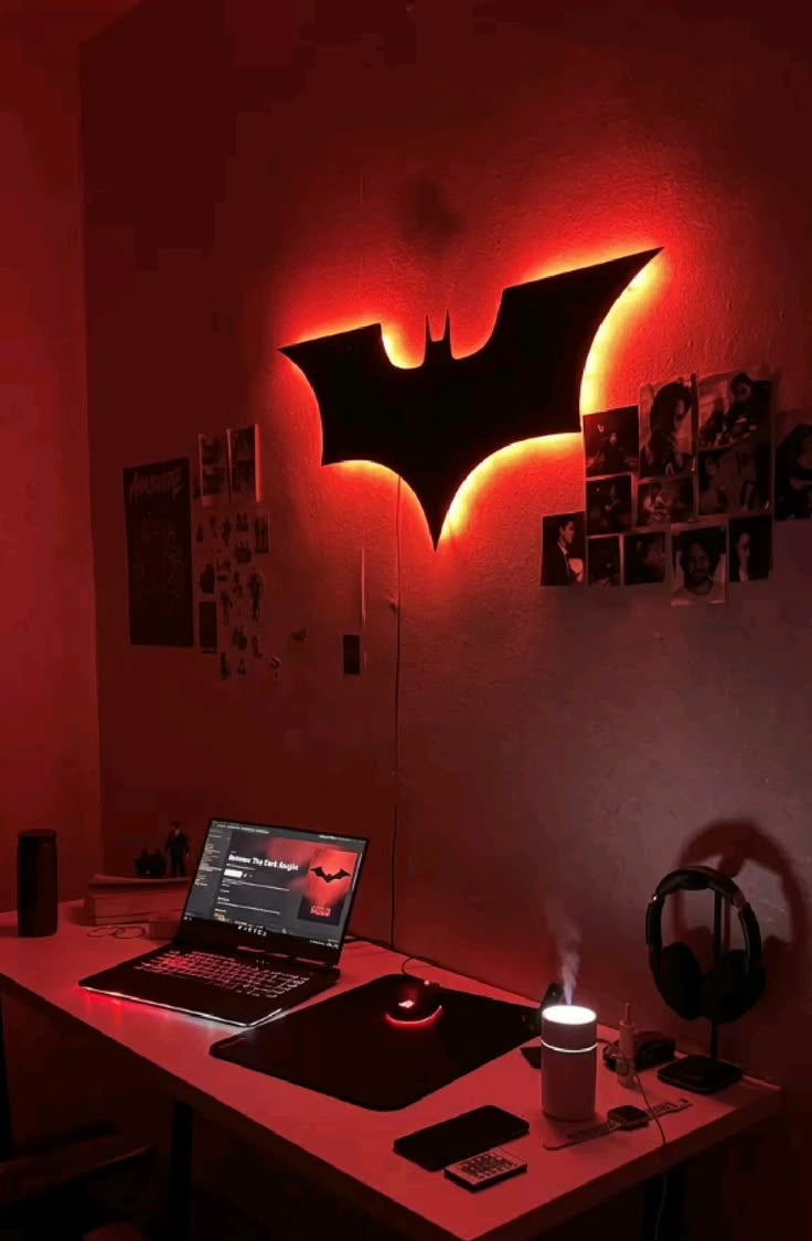 Batman Logo Led Sign