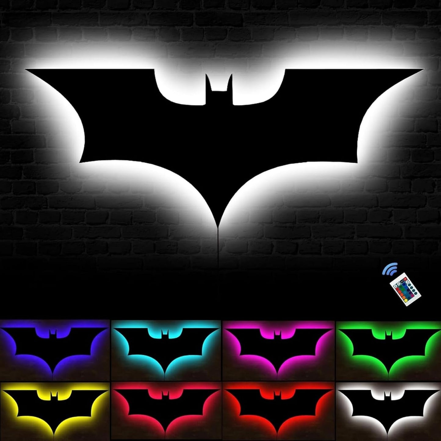 Batman Logo Led Sign